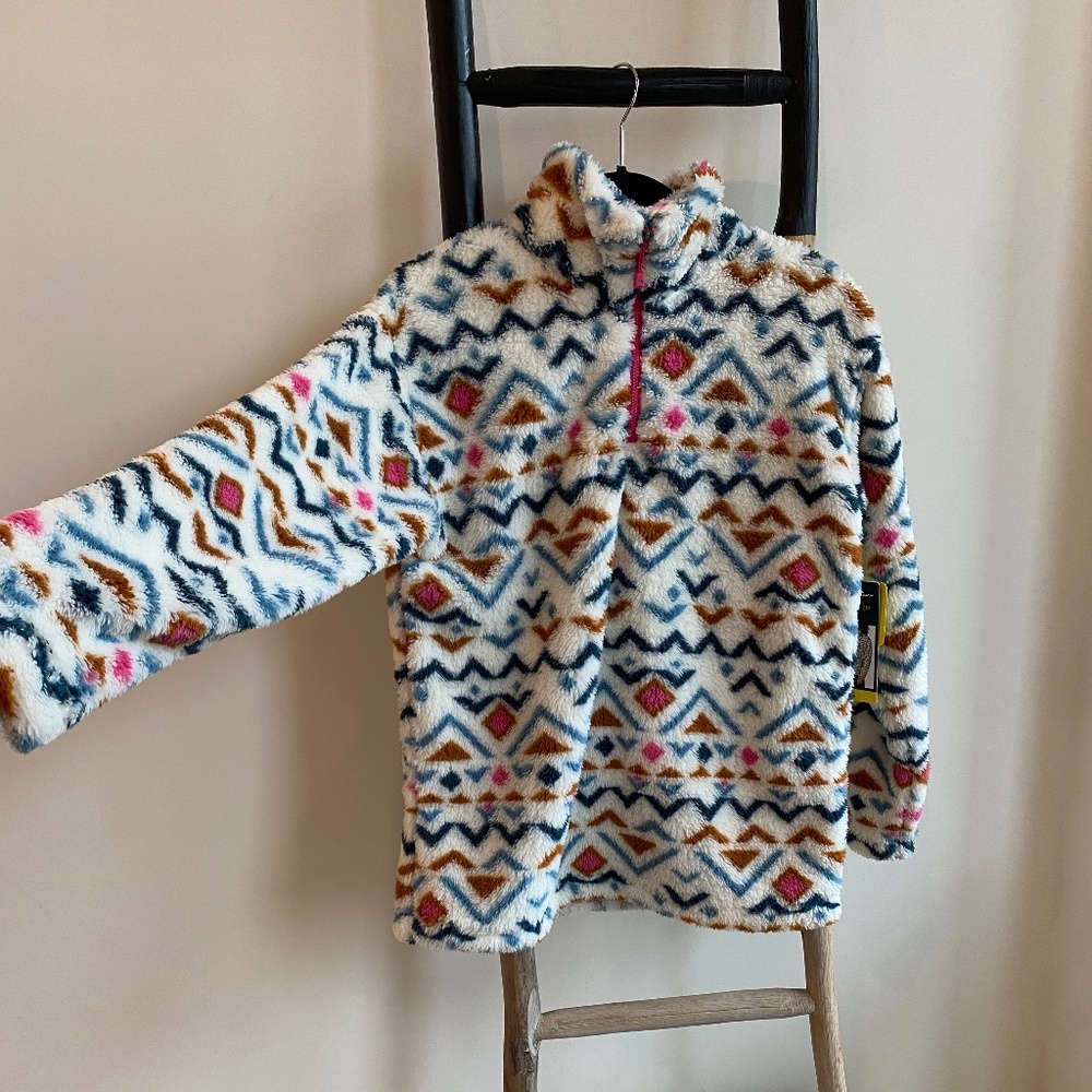 NWT Half Zip Sherpa Jacket